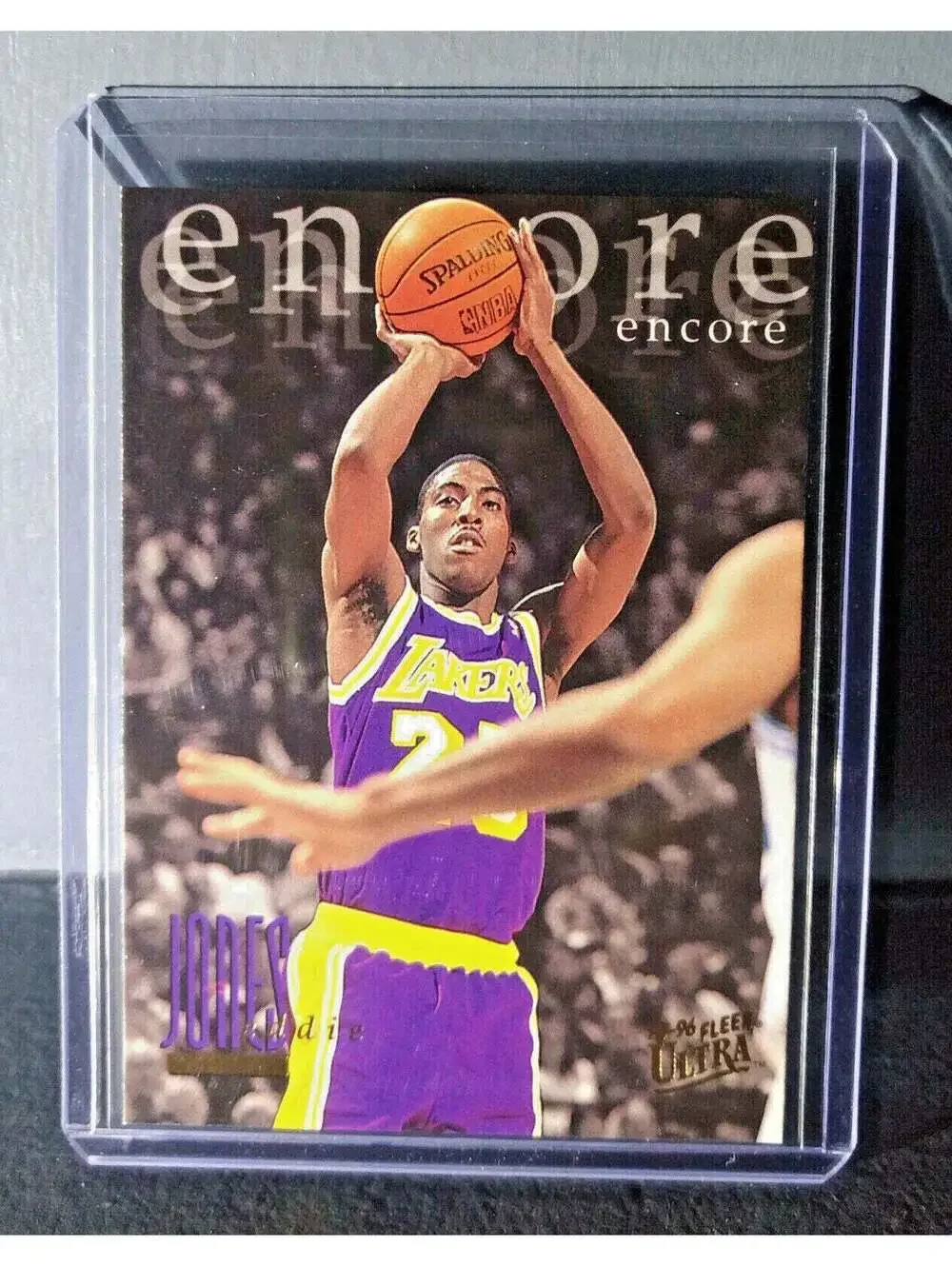 1995-96 Eddie Jones #319 Ultra Encore Basketball Card
